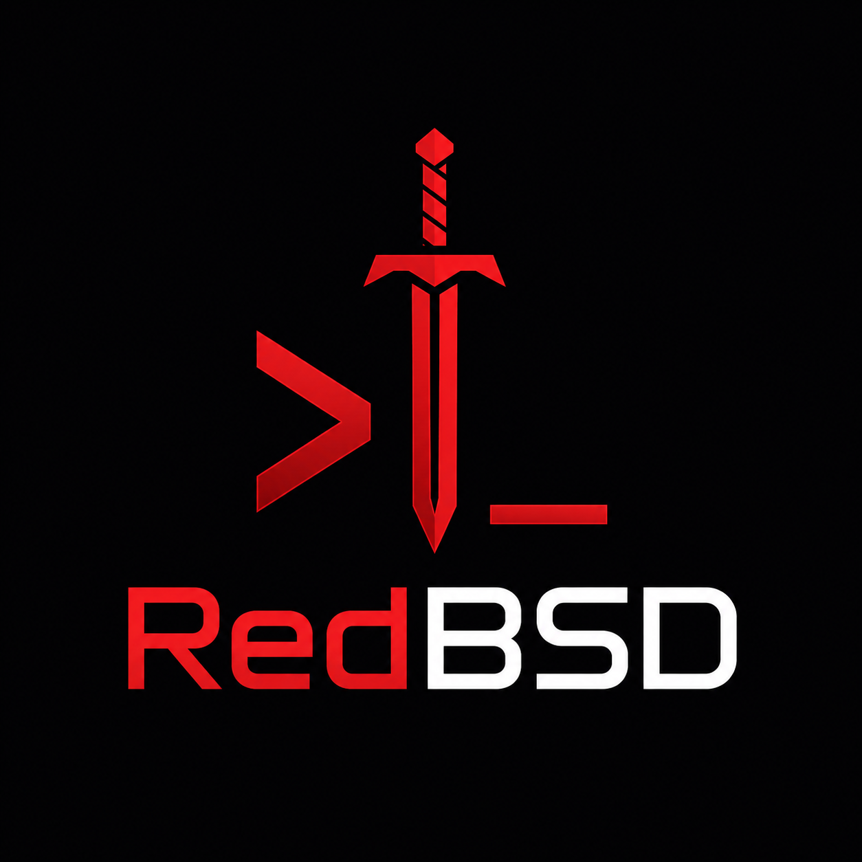 RedBSD terminal mark